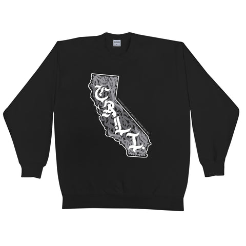 Caligraph Crewneck Sweater (Black)