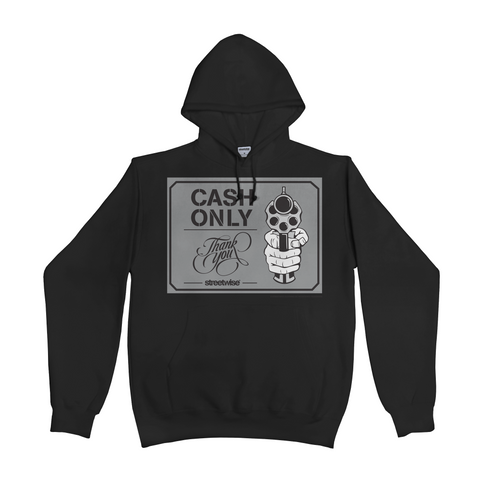Cash Only Hoodie (Black)
