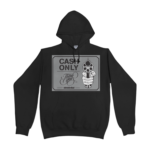 Cash Only Hoodie (Black)