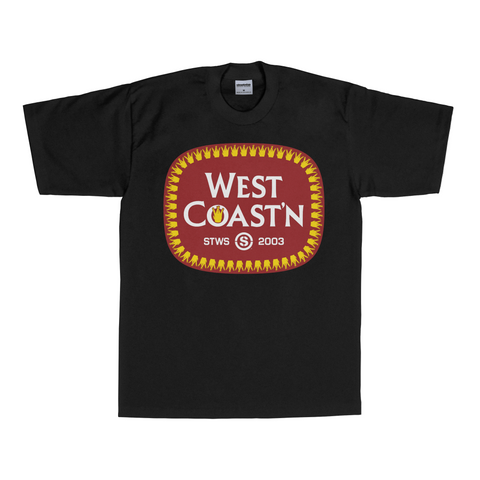 West Coastin' T-Shirt (Black) | Classics | Apadisa bility Clothing